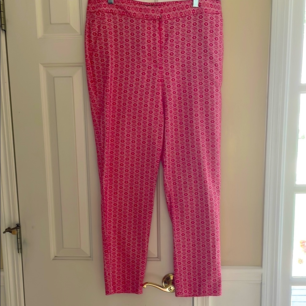 Talbots Heritage Pink Patterned Women's Pants